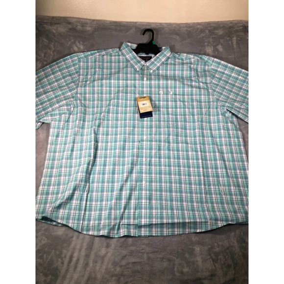 WRANGLER GEORGE STRAIT TURQUIOSE PLAID - MENS SHIRT - 112338089
Size 4x - Picture 3 of 4